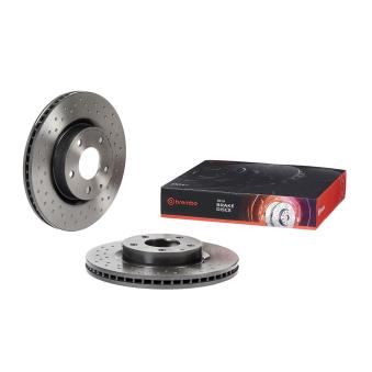 Jeu de 2 disques de frein avant BREMBO 09.C652.1X