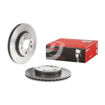 Jeu de 2 disques de frein avant BREMBO 09.C744.11 pour FORD RANGER One First - 75cv