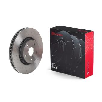 Jeu de 2 disques de frein avant BREMBO 09.D245.1X