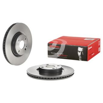 Jeu de 2 disques de frein avant BREMBO 09.D307.11 pour FORD TRANSIT 2.0 - 160cv