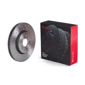 Jeu de 2 disques de frein avant BREMBO OEM 13517845