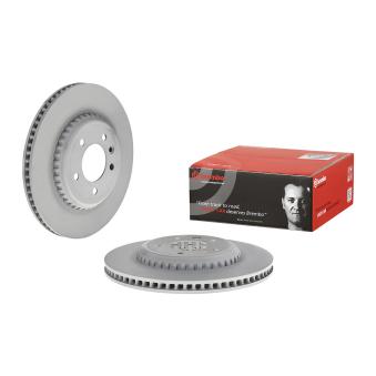 Jeu de 2 disques de frein arrière BREMBO 09.D551.23 pour LAND ROVER DEFENDER 3.0 D200 MHEV 4x4 - 200cv
