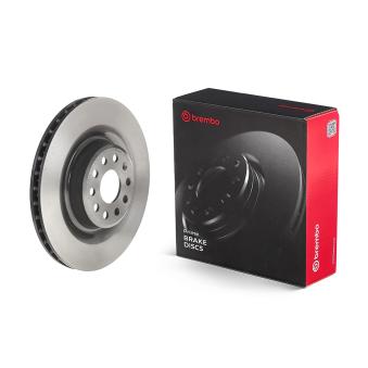 Jeu de 2 disques de frein arrière BREMBO 09.D773.11 pour TESLA MODEL S 85 - 385cv