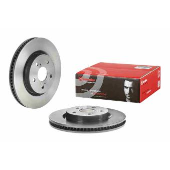 Jeu de 2 disques de frein avant BREMBO 09.D979.11 pour LEXUS ES 350 - 249cv