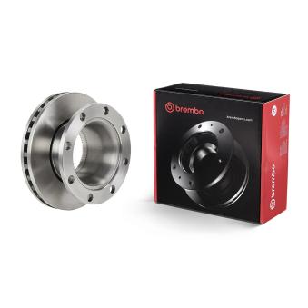 Jeu de 2 disques de frein avant BREMBO [09.E166.10]