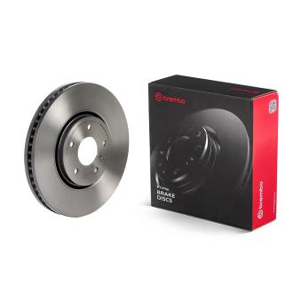 Jeu de 2 disques de frein avant BREMBO 09.E522.11 pour HONDA LOGO 3.7 - 320cv