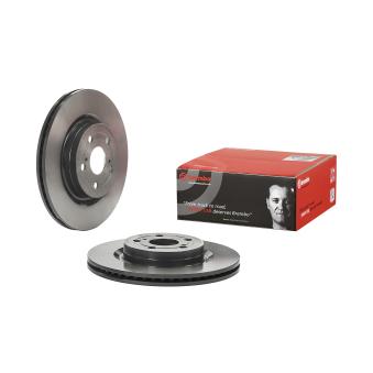 Jeu de 2 disques de frein avant BREMBO 09.E531.11 pour MAZDA 2 1,5 Hybrid - 116cv