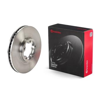 Jeu de 2 disques de frein arrière BREMBO 09.E834.10 pour FORD TRANSIT CONNECT 2,0 EcoBlue - 150cv