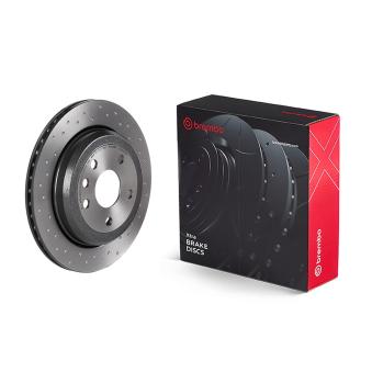 Jeu de 2 disques de frein arrière BREMBO 09.N235.2X