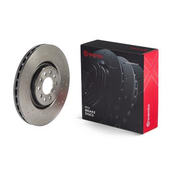 Jeu de 2 disques de frein arrière BREMBO OEM 68242650AA