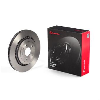 Jeu de 2 disques de frein avant BREMBO 09.N333.11 pour CHEVROLET CAMARO 6.2 - 461cv