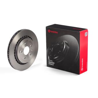 Jeu de 2 disques de frein avant BREMBO 09.N333.21 pour CHEVROLET CORVETTE 6.2 - 466cv