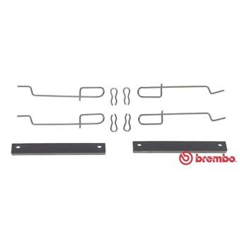 Kit d'accessoires, plaquette de frein à disque BREMBO A 02 218