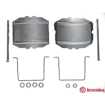 Kit d'accessoires, plaquette de frein à disque BREMBO A 02 232