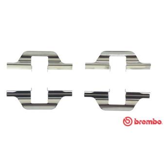 Kit d'accessoires, plaquette de frein à disque BREMBO A 02 304