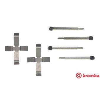 Kit d'accessoires, plaquette de frein à disque BREMBO A 02 315