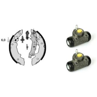 Jeu de mâchoires de frein BREMBO OEM 7701202727