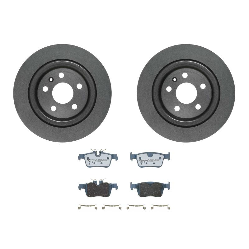 Kit de disques et plaquettes arrière BREMBO KT 08 070 - Visuel 2