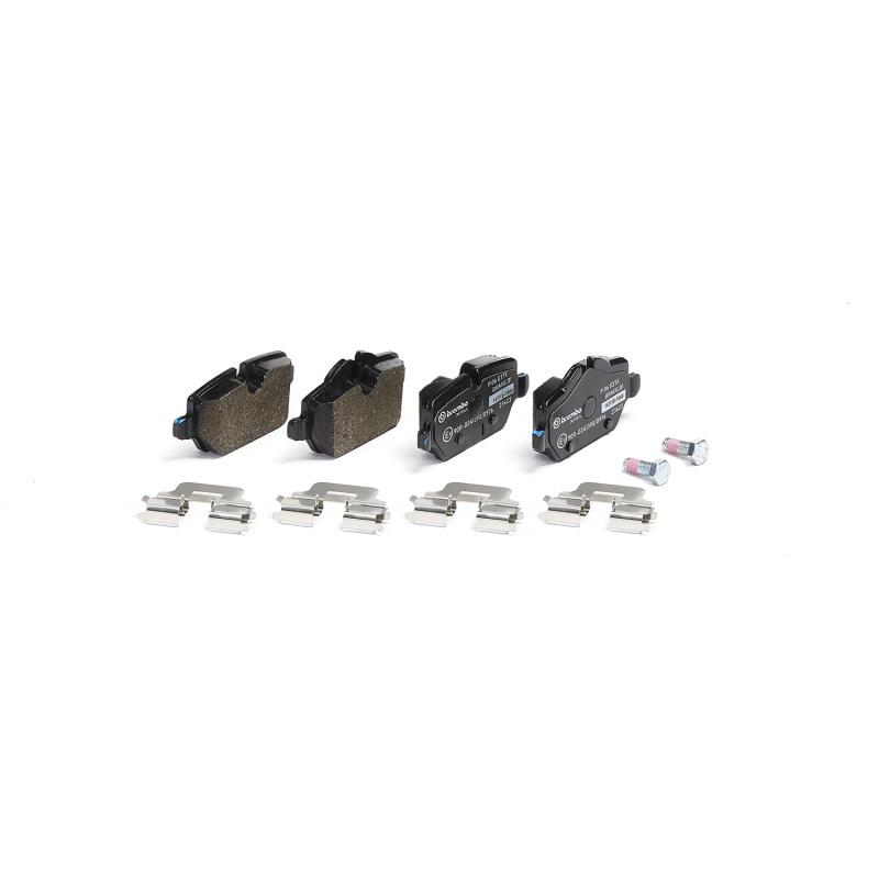 Jeu de 4 plaquettes de frein arrière BREMBO P 06 037X - Visuel 1