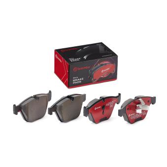 Jeu de 4 plaquettes de frein avant BREMBO OEM 34112413152