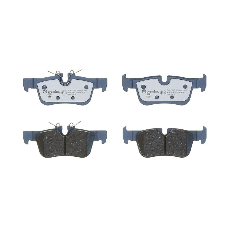 Jeu de 4 plaquettes de frein arrière BREMBO P 06 094E - Visuel 2
