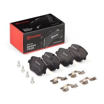 Jeu de 4 plaquettes de frein avant BREMBO P 06 121
