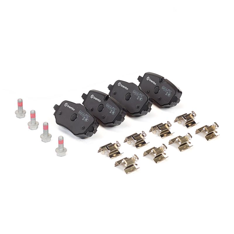 Jeu de 4 plaquettes de frein avant BREMBO P 06 122 - Visuel 1