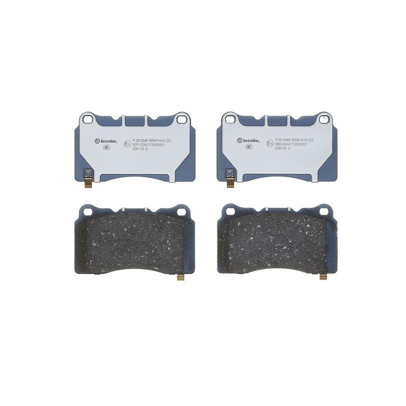 Jeu de 4 plaquettes de frein avant BREMBO P 09 004E - Visuel 2