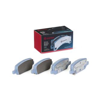 Jeu de 4 plaquettes de frein arrière BREMBO OEM 800824400A
