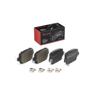 Jeu de 4 plaquettes de frein arrière BREMBO OEM 800824600D