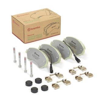 Jeu de 4 plaquettes de frein avant BREMBO OEM 425376