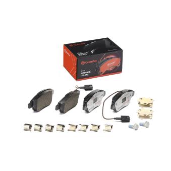 Jeu de 4 plaquettes de frein avant BREMBO OEM 4254C8