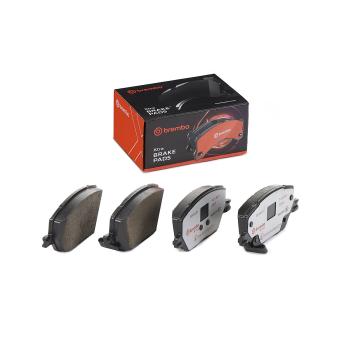 Jeu de 4 plaquettes de frein avant BREMBO OEM 77369360