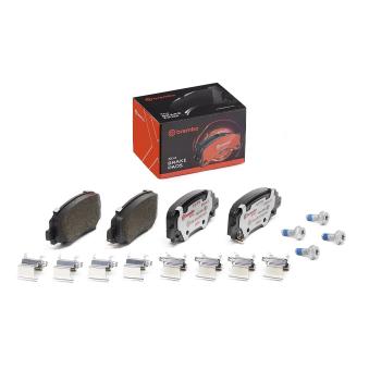 Jeu de 4 plaquettes de frein arrière BREMBO OEM 68289634AA