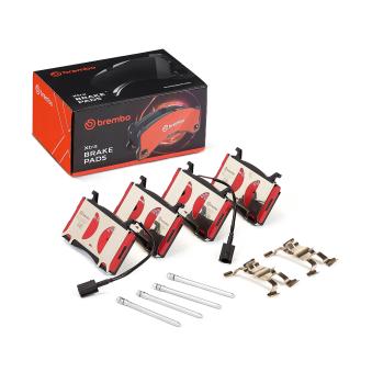 Jeu de 4 plaquettes de frein avant BREMBO OEM 77368321