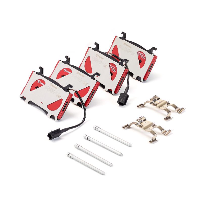 Jeu de 4 plaquettes de frein avant BREMBO P 23 187X - Visuel 1