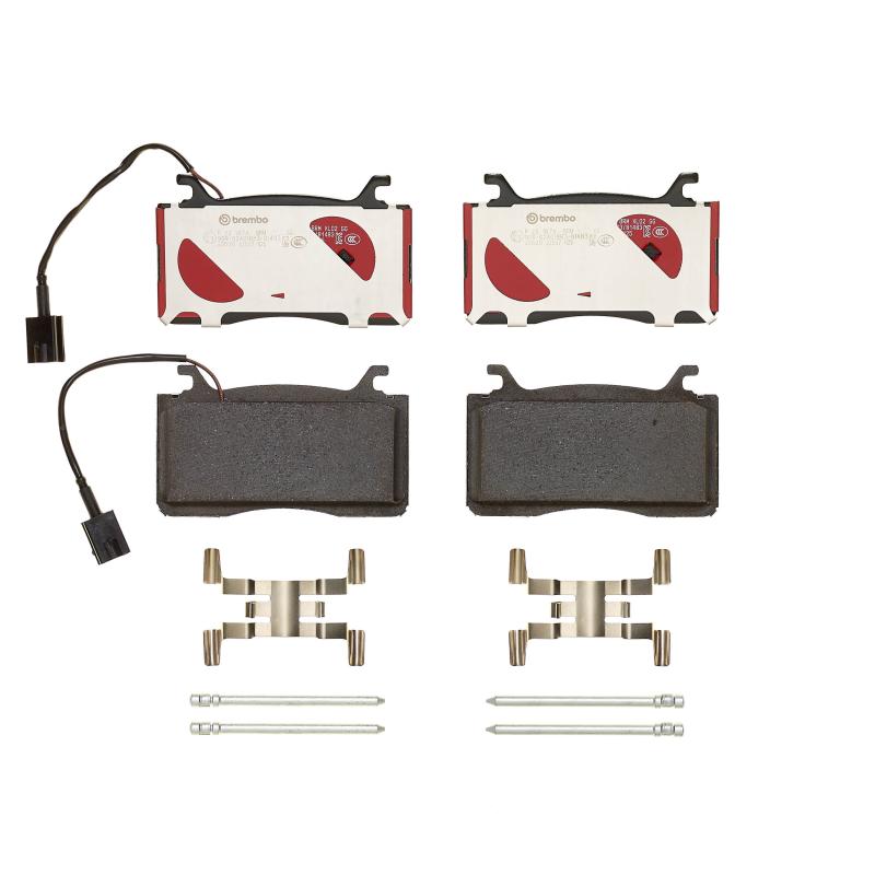 Jeu de 4 plaquettes de frein avant BREMBO P 23 187X - Visuel 2