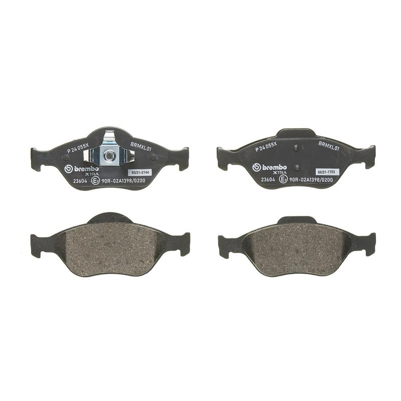 Jeu de 4 plaquettes de frein avant BREMBO P 24 055X - Visuel 2