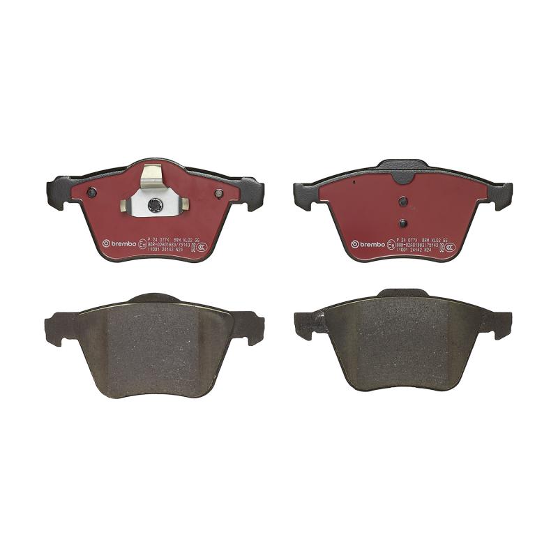 Jeu de 4 plaquettes de frein avant BREMBO P 24 077X - Visuel 2