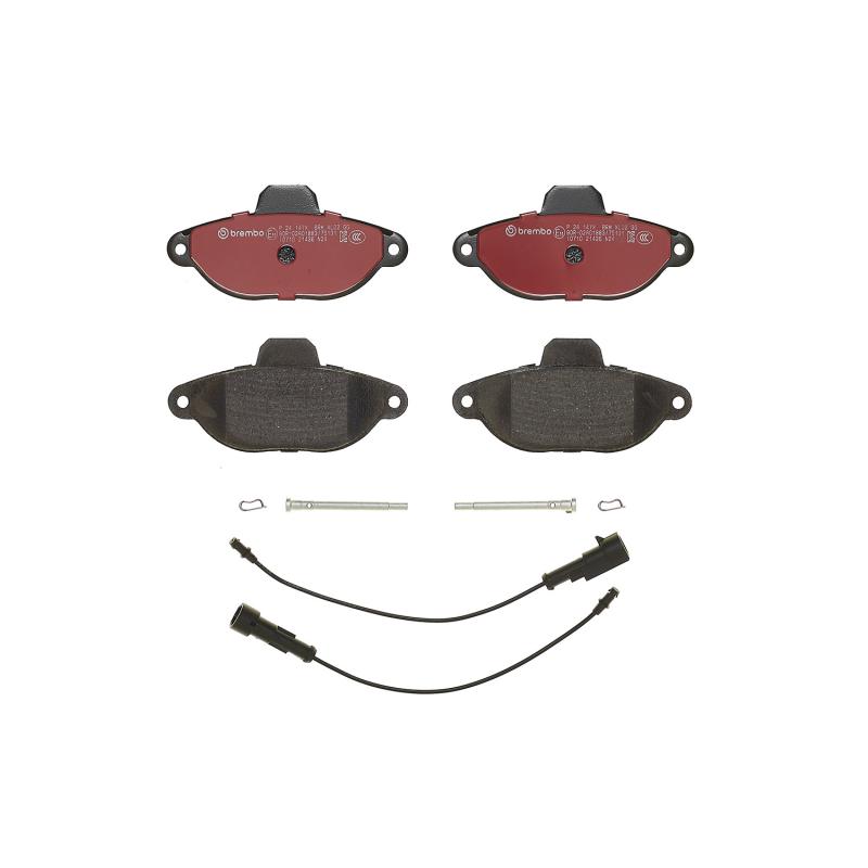 Jeu de 4 plaquettes de frein avant BREMBO P 24 147X - Visuel 2