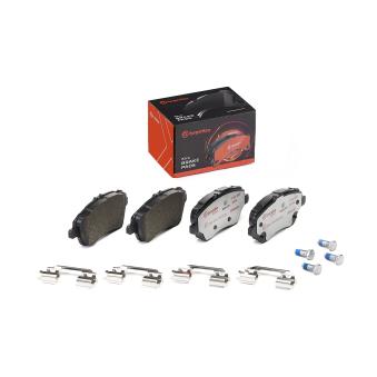 Jeu de 4 plaquettes de frein avant BREMBO OEM 1765066