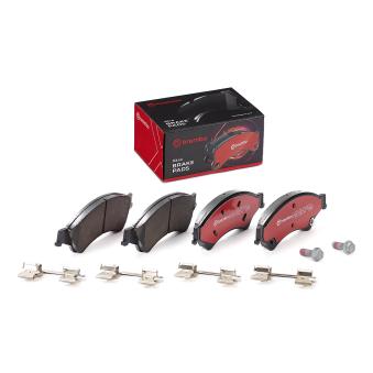 Jeu de 4 plaquettes de frein avant BREMBO OEM 1723538