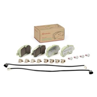 Jeu de 4 plaquettes de frein arrière BREMBO OEM KTNK312M008AA