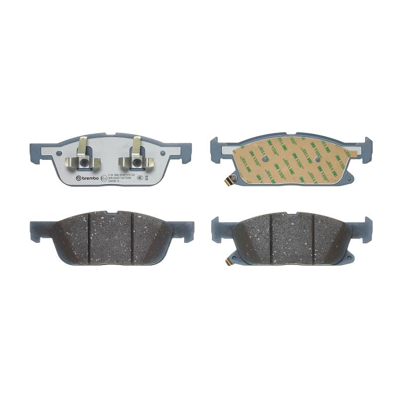 Jeu de 4 plaquettes de frein avant BREMBO P 24 188E - Visuel 2