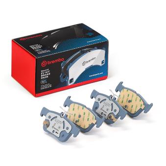 Jeu de 4 plaquettes de frein arrière BREMBO OEM KTJ1GC2M007AC