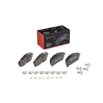 Jeu de 4 plaquettes de frein arrière BREMBO P 24 235 pour FORD RANGER 2.2 TDCi - 131cv
