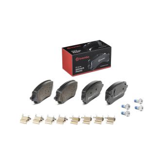 Jeu de 4 plaquettes de frein avant BREMBO OEM KTL1TC2K021AC