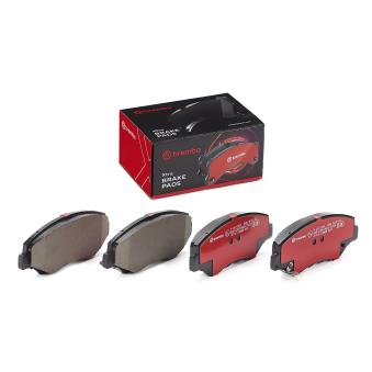 Jeu de 4 plaquettes de frein avant BREMBO OEM 06450S9AE51