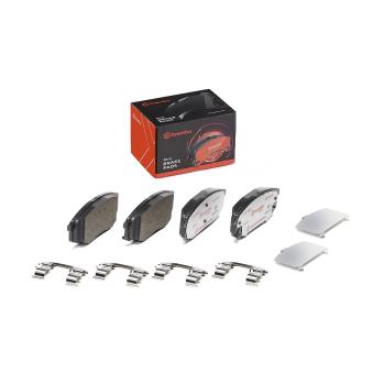Jeu de 4 plaquettes de frein avant BREMBO OEM 58101B2A10