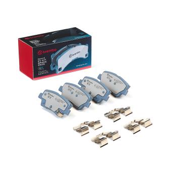 Jeu de 4 plaquettes de frein arrière BREMBO OEM 58302G0A50